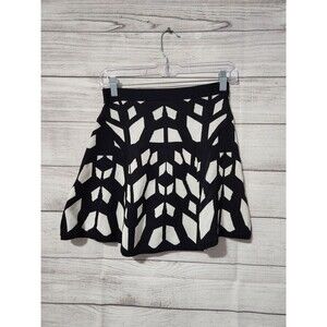 Romeo & Juliet xs nwt A-line black white skirt
